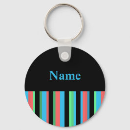 Nome de faixa moderna Chaveiro Modelo