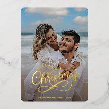 Nome de Foto da Família de Natal Moderno Tartan