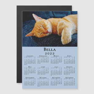 Nome de Foto Personalizado Magnet de Calendário A