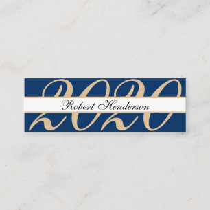 Nome de graduação do cartão de inserção clássico a