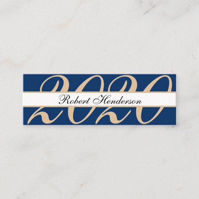 Nome de graduação do cartão de inserção clássico a (Frente)