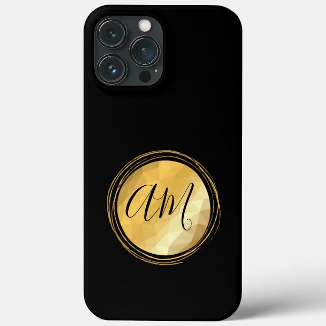 Nome de letra personalizada design metálico-dourad (Verso)