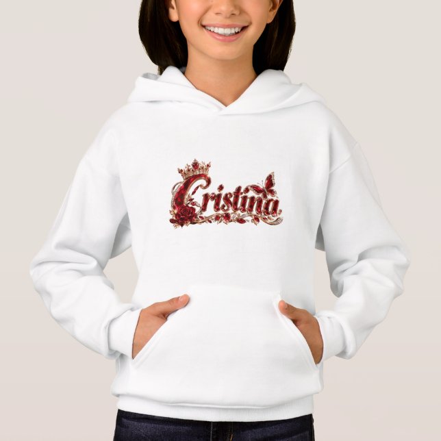 Nome de Luxo Christina Ruby Crystal (Frente)