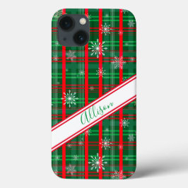 Nome de Roteiro Personalizado Xadrez Verde de Nata