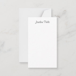 Nome de Script Calligrafado Modelo Modern Simples