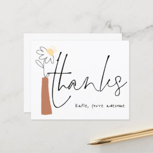 Nome de Script Informal de Vase do Flor de Orçamen