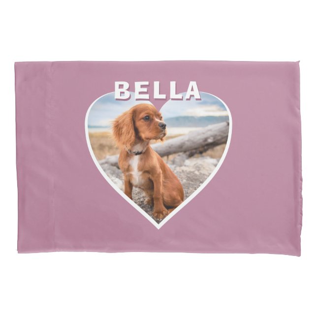 Nome do Cão Fotográfico do Cachorro Rosa (Frente)