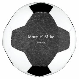 Nome do Casal Data Bola de Futebol de Casamento Ro
