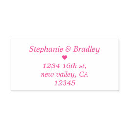 Nome do casal Endereço de devolução Carimbo de bor