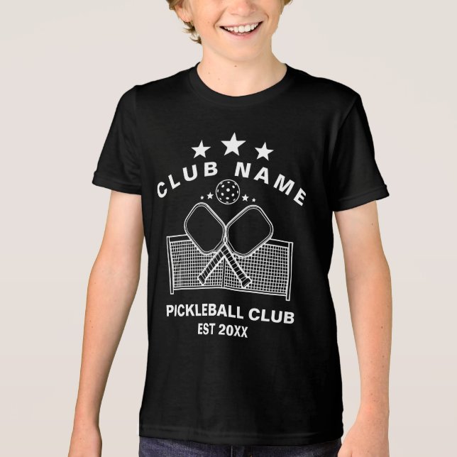 Nome do Clube Personalizado de Pickleball (Frente)