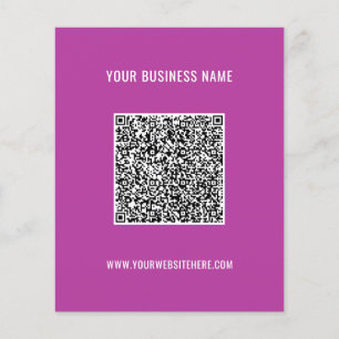 Nome do Código QR Folheto do Promocional de Cores 