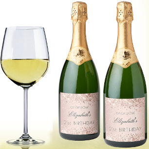 nome do confetti festa de aniversário de rosa de