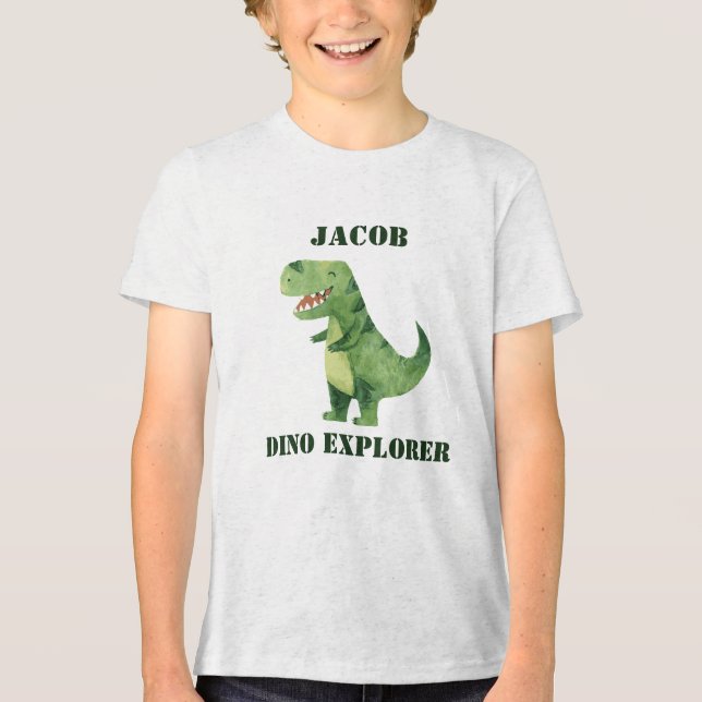 Nome do Explorador de Dinossauros para Festa de An (Frente)