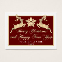 Nome do Feliz ano novo Feliz de Natal Foto Dourada