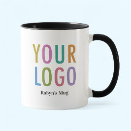 Nome do Funcionário Caneca Logotipo Personalizado 