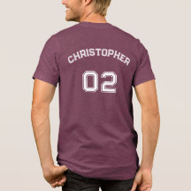 Nome do jogador de crio Jersey Número Mens Maroon