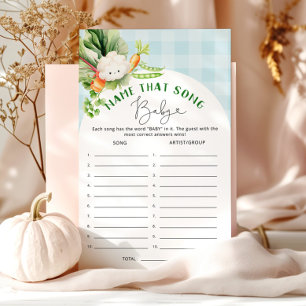 Nome do jogo de chá de fraldas de música criado lo