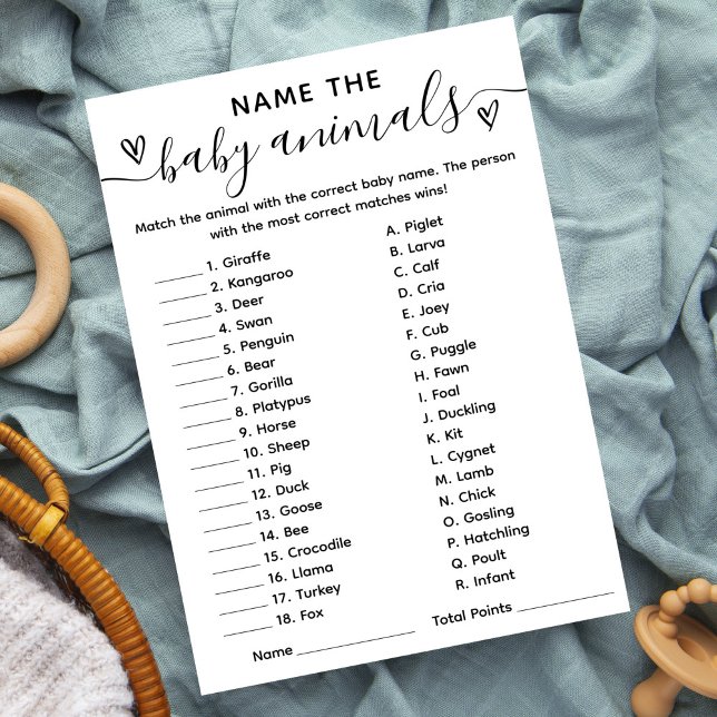 Nome Do Jogo Do chá de fraldas Cartão Para Bebês (Criador carregado)