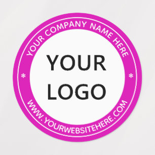 Nome do Logotipo da sua Empresa Etiquetas de Exemp