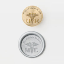 Nome do Monograma de Licenciado Profissional Médic