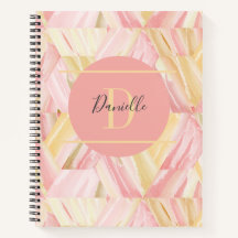 Nome do Monograma do Abstrato de Padrão Marzipan &