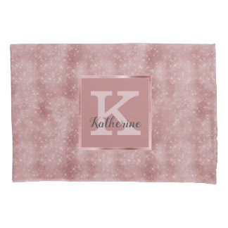 Nome do Monograma do Minigrama Rosa-Dourado Rosa