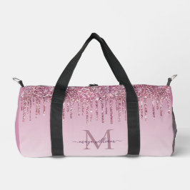 Nome do Monograma Personalizado de Drives Glitter 