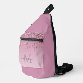 Nome do Monograma Personalizado de Drives Glitter 