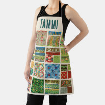 Nome do Monograma Personalizado de Patchwork Color