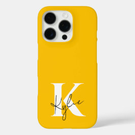 Nome do Monograma Personalizado de Vibrante Modern