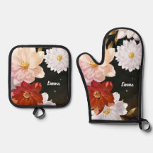 Nome do Padrão Floral de Cor Vermelha e Branca Ele