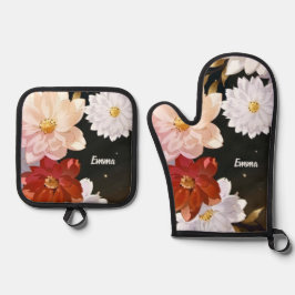 Nome do Padrão Floral de Cor Vermelha e Branca Ele