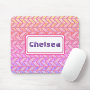 Nome do Padrão Geométrico Rosa: Mousepad