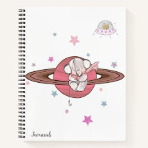 Nome do Planeta Elefante bonito Colorido