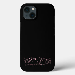Nome do Script de Pontos Monograma Blush Pink