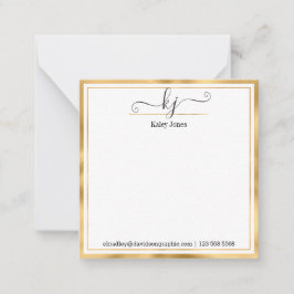 Nome do Script do Monograma | Do Cartão De Nota