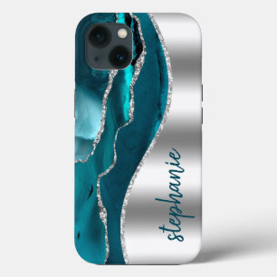 Nome do Teto de Prata Metálica Geode Glam Agate