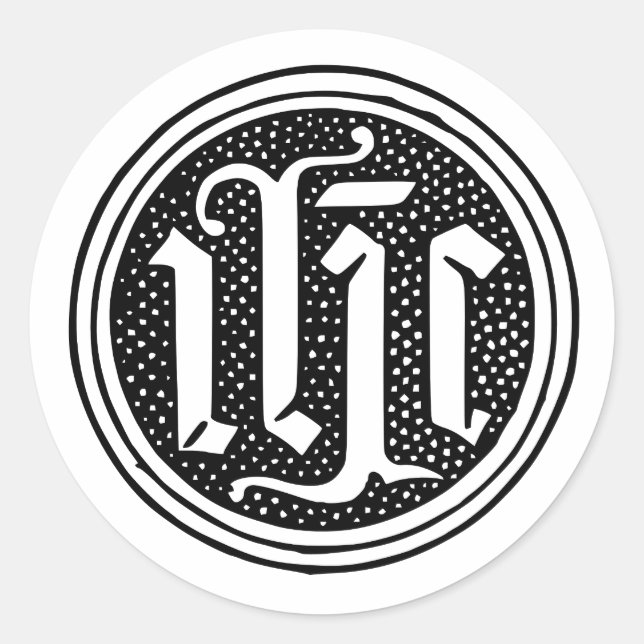 Nome dos adesivos "IHS" de Jesus (Frente)
