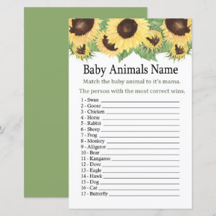 Nome dos Bebês de Girassol