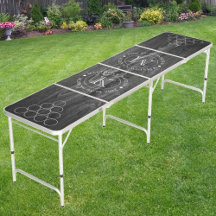 Nome e Iniciais De Madeira De Casamento Escuro