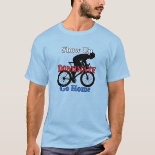 Nome e número na camiseta T-shirt ciclista grave
