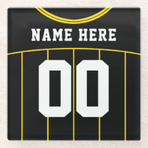 Nome e número personalizados da camisa do futebol