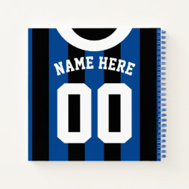 Nome e número personalizados do futebol