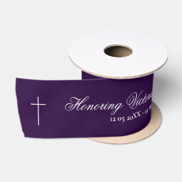 Nome elegante, apetrechamento do memorial roxo