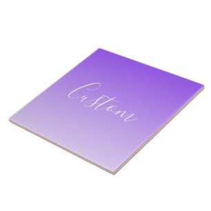 Nome em Letra Cursiva & Sombreado Roxo Claro Editá