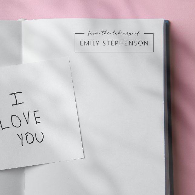 Nome empacotado, da biblioteca do carimbo de livro (Criador carregado)