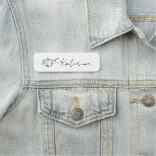 Nome Etiqueta Uniforme de Negócios de Nomes de etiqueta