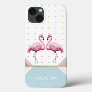 Nome feminino moderno e na moda Rosa Flamingo