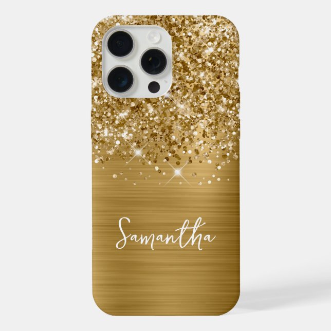 Nome Glam Dourado Espelhado (Verso)