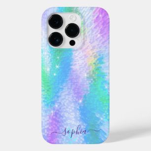 Nome Holográfico Personalizado Iridescente